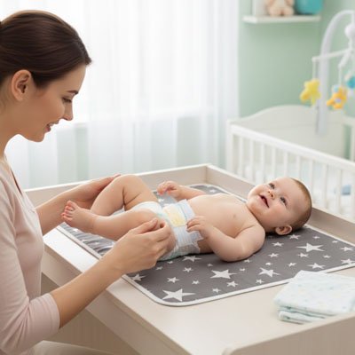 Tapis à langer nomade pratique pour le change quotidien de bébé