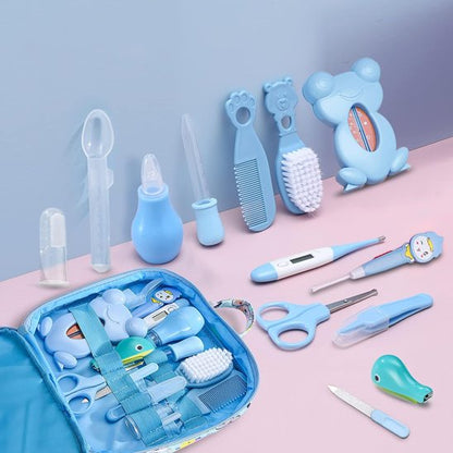 Trousse de toilette bébé complète avec accessoires de soin pour les sorties