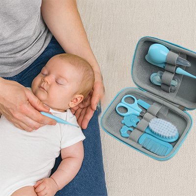 Trousse de toilette bébé idéale pour les soins à la maison et en sortie